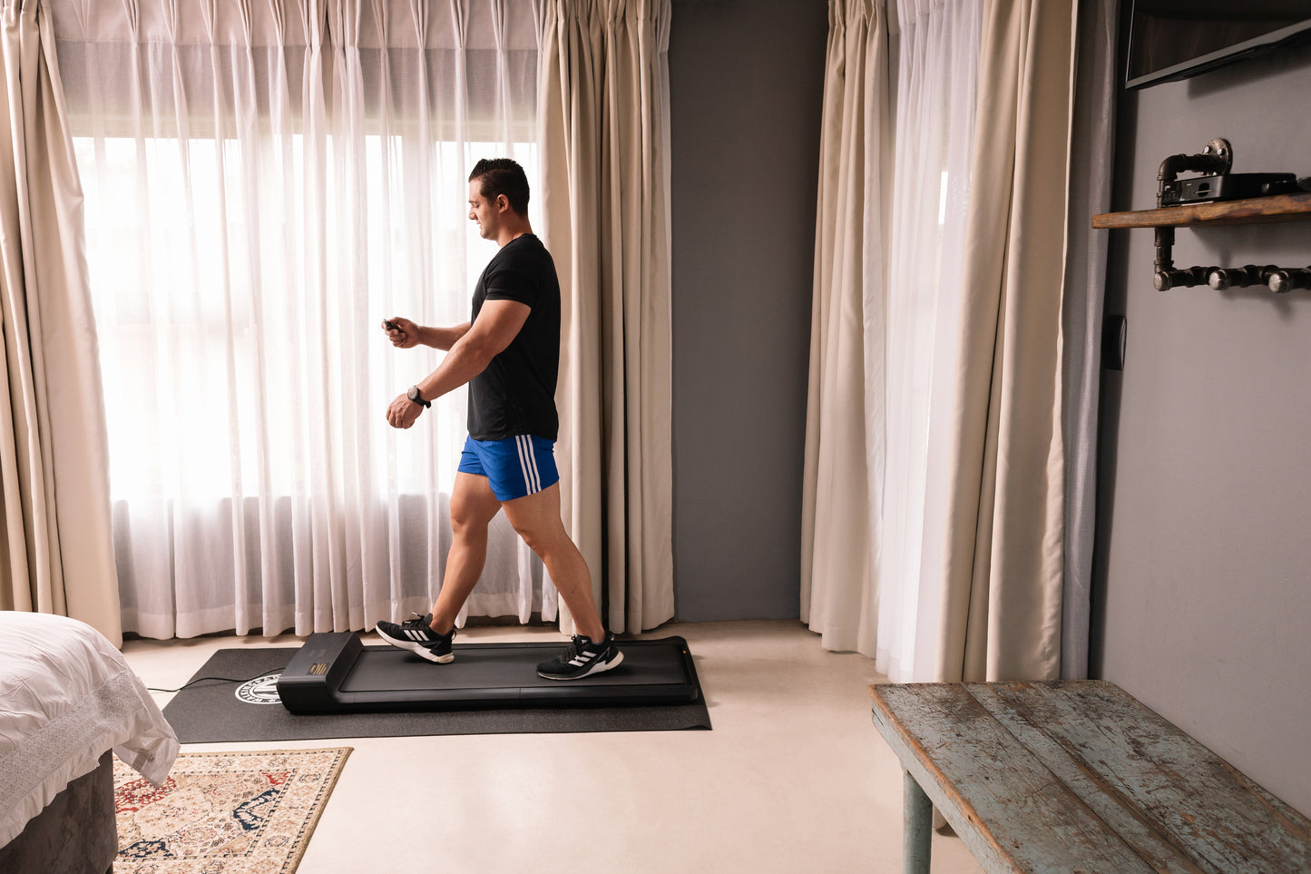 portable and folding treadmill