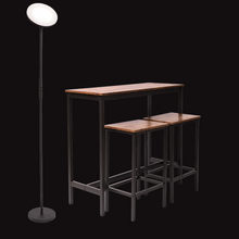  WP Bar & Stool Set & LED Floor Stand Lamp