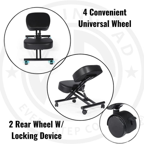 DEMO of WP Adjustable Ergonomic Kneeling Chair