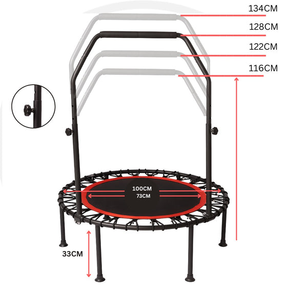 DEMO of WalkingPad Fitness Trampoline