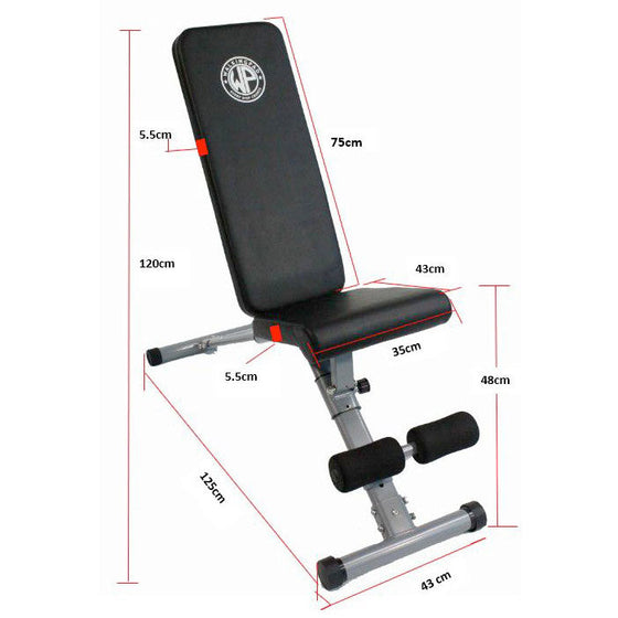 DEMO WP Pro Weight Adjustable Strength Training Bench