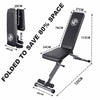 WP Pro Weight Adjustable Strength Training Bench with Fast Folding